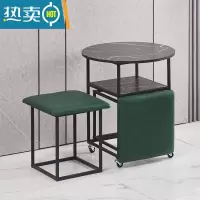 敬平魔方组合凳子家用餐桌茶几多功能客厅可叠放沙发收纳网红化妆矮凳收纳凳