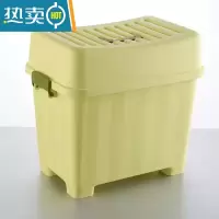 敬平沙发换鞋凳板凳凳子可移动收纳多功能防滑浴室塑料带抽屉凳储物凳收纳凳