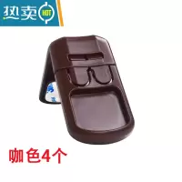 显彩儿童锁扣抽屉锁安全婴儿防开防夹手免打孔饮水机柜子柜门锁 P-D236(4个咖色)房门安全扣