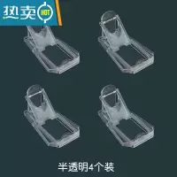 显彩儿童安全窗户锁防宝宝厨房推拉门移门移窗锁扣卫生间滑轨门安全锁 T-D330 半透明(4个装)推荐房门安全扣