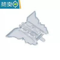 显彩推拉门锁窗户锁儿童安全窗户移门锁扣柜门固定器锁防开卡扣免打孔 12只装[透明更不引起注意]房门安全扣