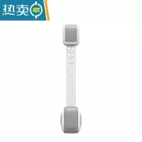 显彩免打孔冰箱门关不紧器抽屉扣环雪柜关不严扣锁搭扣儿童安全锁 白色 3代-1个装-灰色房门安全扣