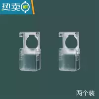 显彩儿童门反锁保护罩 防止宝宝反锁安全锁扣 幼儿安全锁房门反锁罩子 T-M002(半透白2个装)房门安全扣