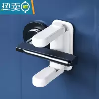 显彩儿童安全锁防开门器免打孔门把手防开器防盗防猫宝宝开门锁卡扣 [防开门锁-U型]双层防护1支装房门安全扣