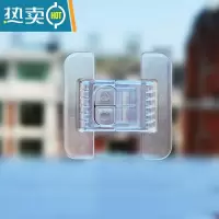 显彩冰箱锁安全锁抽屉扣防宝宝开冰箱门关不紧器饮水机防烫儿童锁扣 磨砂透明(10只装)房门安全扣