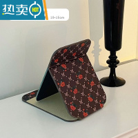 敬平复古折叠化妆镜宿舍学生随身便携小大号办公室桌面台式梳妆台镜子 小号咖花 新款