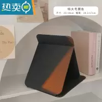 敬平ins风复古折叠镜子学生宿舍办公化妆镜台式桌面小梳妆镜便携随身 特大号黑色便携式用镜
