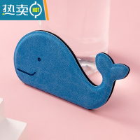 敬平摔不碎的不锈钢化妆镜 多色简约 随身便携创意折叠镜 迷你小镜子 鲸鱼[蓝]2408-2便携式用镜