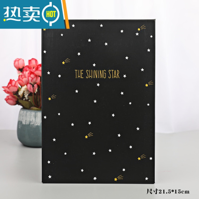 敬平折叠化妆镜宿舍梳妆书桌面可爱大号便携台式随身翻盖式学生小镜子 冰海蓝 黑底星星便携式用镜