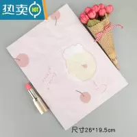 敬平特大号台式折叠化妆精致台式大号梳妆镜便携纸镜随身高清卡通镜子 浅粉红 樱桃杯纸大便携式用镜