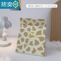 敬平化妆镜折叠可爱便携宿舍桌面可立学生ins风少女心小镜子大号台式 乳白色 黄色-升级全面屏便携式用镜