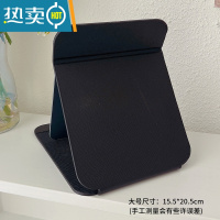 敬平大号复古化妆台式梳妆镜子公主镜折叠便携网红简约随身宿舍桌面女 黑色大号便携式用镜