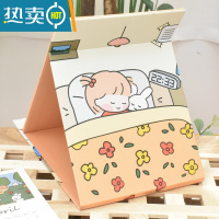 敬平小镜子ins风女心折叠小学生宿舍便携桌面可立台式大号梳妆化妆镜 休息女孩-071便携式用镜