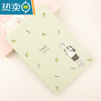 敬平韩版简约可爱女生宿舍化妆折叠梳妆书桌面学生便携台式公主小镜子便携式用镜 绿色 绿闪电