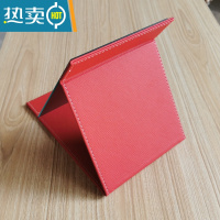 敬平随身镜子便携化妆镜旅行折叠梳妆镜高清纯色桌面镜台式公主镜少女便携式用镜 PU大号红