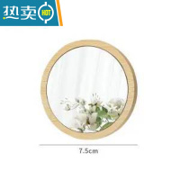 敬平台式化妆镜子桌面家用小型学生宿舍寝室便携可立式男士专用大梳妆便携式用镜 新款便携(超清全面屏)