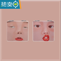 敬平便携高级感放包包里的小镜子随身携带创意口袋女复古小众超迷你。便携式用镜 眯眼瘪嘴表情-化妆镜