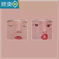 敬平便携高级感放包包里的小镜子随身携带创意口袋女复古小众超迷你。便携式用镜 眯眼瘪嘴表情-化妆镜