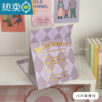 敬平折叠镜子家用小型化妆镜便携学生宿舍办公室桌面可立梳妆镜大号便携式用镜 湖蓝色 JK蝴蝶结全面屏款