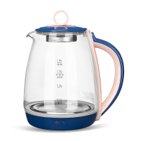 新飞养生壶1.8L茶具电茶壶煮茶壶花茶壶玻璃煮茶器煎药壶中药锅药膳电水壶烧水壶全自动多功能电水热壶FTYS-001A