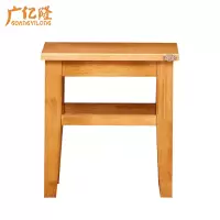广亿隆全实木办公椅学习椅实木小方凳40*30*42cm