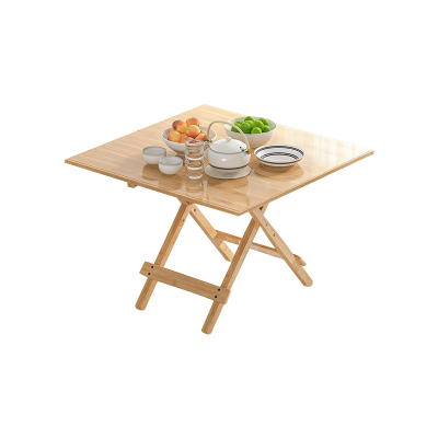 广亿隆实木折叠方桌子简易户外便携式餐桌定制