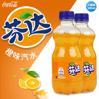 可口可乐出品 雪碧 芬达 300ml*6瓶 好喝过瘾