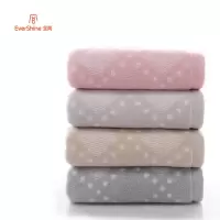 永亮毛巾34*72四色典雅色彩简素面巾3751/条