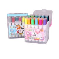 中彩36色印章水彩笔209-36