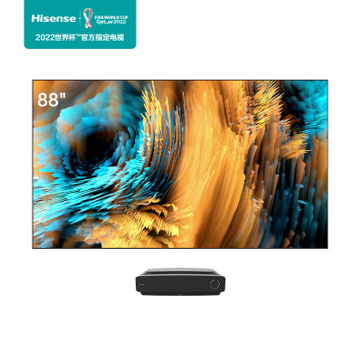 海信(Hisense) 88英寸4K 全屏幕声场 非投影仪激光电视 3+32GB超大内存 88L5V 健康护眼