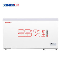 星星(XINGX)SD/SC-1030BG冰柜商用展示柜冷藏冷冻卧式冷柜大容量超市卖场鲜肉海鲜深底岛柜玻璃保鲜饮料雪糕柜