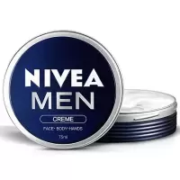 妮维雅NIVEA男士蓝罐面霜保湿润肤霜75ml