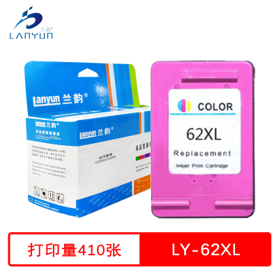 兰韵 彩色墨盒 LY-62XL 适用惠普OJ200/OJ258