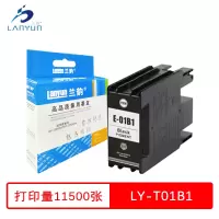 兰韵 T01B1黑色墨盒 适用爱普生WF-C8690a/WF-C8190a