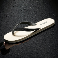 新款夏季情侣人字拖潮流防滑夹脚简约时尚沙滩鞋橡胶家用凉拖鞋 2098卡其 39