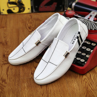 2021新款夏季男鞋子韩版潮流板鞋学生休闲鞋百搭透气帆布鞋男 622白色 44