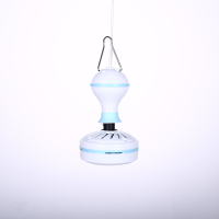 小吊扇小型迷你微风宿舍学生蚊帐床上静音电风扇夏天挂扇大风力 赶苍蝇用-无叶(标配1.4米电源线)