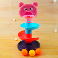 婴儿玩具幼儿男孩女孩儿童宝宝0益智早教1一2周岁6六8七八九个月 三层[小猪]+3球