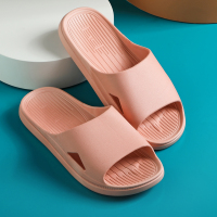 家居拖鞋女士夏天防滑室内洗澡居家家用情侣夏简约季浴室凉拖鞋男 藕粉 36-37适合[35-36]