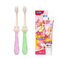 青蛙王子儿童牙刷3岁软毛超细宝宝牙刷4-5-12岁小孩换牙期6岁以上 麦粒柔护牙刷2只+牙膏1盒