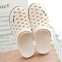 女士洞洞鞋女凉鞋女包头男女外穿旅游鞋平底凉女拖鞋外穿越南温突 白色 37