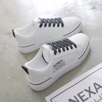 小白鞋女2021夏季新款网面休闲鞋百搭女鞋透气平底白鞋板鞋潮 603黑色 35