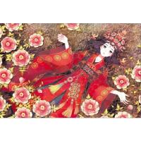 成人1000片木质拼图益智风景卡通动漫儿童早教益智力玩具创意礼物 深灰色 女孩嫁衣1000片