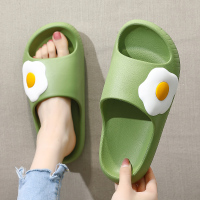 小熊拖鞋女夏季外穿可爱少女时尚ins潮家用情侣2021年新款凉拖鞋 绿色[太阳蛋] 40/41 适合39-40脚
