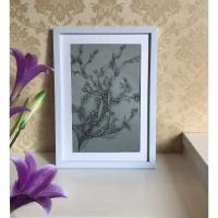 创意相框挂墙7 8 10摆台16 18 20 24寸8开4K海报装裱画框A3a4 白色 7寸摆(要挂墙请留言)