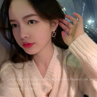 强裂推荐~超精致耳饰女ins耳环小众设计感高级百搭耳钉2021年新款 珍珠镶钻耳环