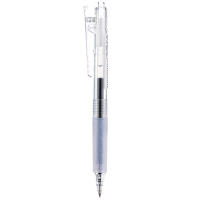 名创优品顺滑按动中性笔MINISO中性笔简约子弹头笔签字笔学生文具 3支顺滑按动中性笔0.5mm(黑色) 0.5mm