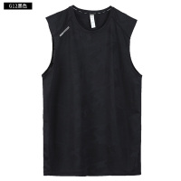 男装背心马甲夏季速干衣男士坎肩宽松无袖跑步T恤篮球健身训练衣 G12黑色 L 推荐160cm-165cm 体重40-50