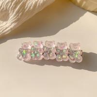 少女可爱日系仙气小发夹女夏季侧边刘海夹后脑勺头饰边夹发卡夹子 珠光粉色