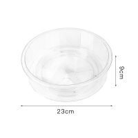 旋转调料置物架厨房台面多功能酱油瓶调味料收纳用品家用大全神器 透明 小号